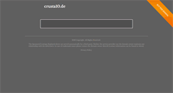 Desktop Screenshot of crusta10.de